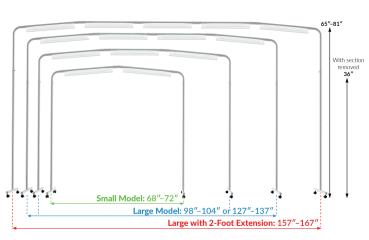Luminess LED Light Station 5ft