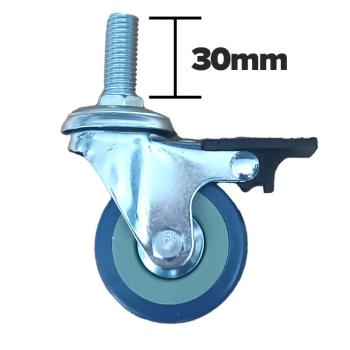 Caster Rollen 2" M12 x 30 mm