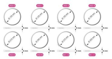 Preview: Stickring 12.5 cm