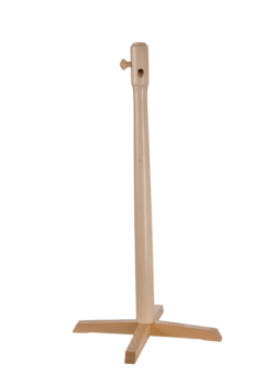 Preview: Fußkreuz mit Säule und Austauschring 27 cm