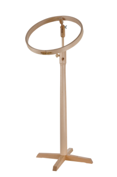 Fußkreuz mit Säule und Austauschring 27 cm