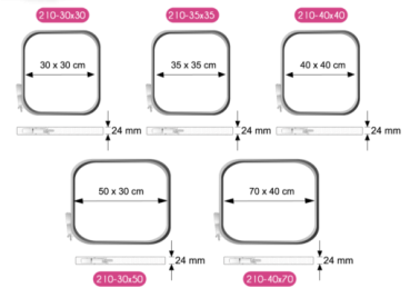 Quiltring Oval 30 x 50 cm