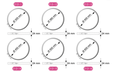 Preview: Quiltring rund 30,5cm