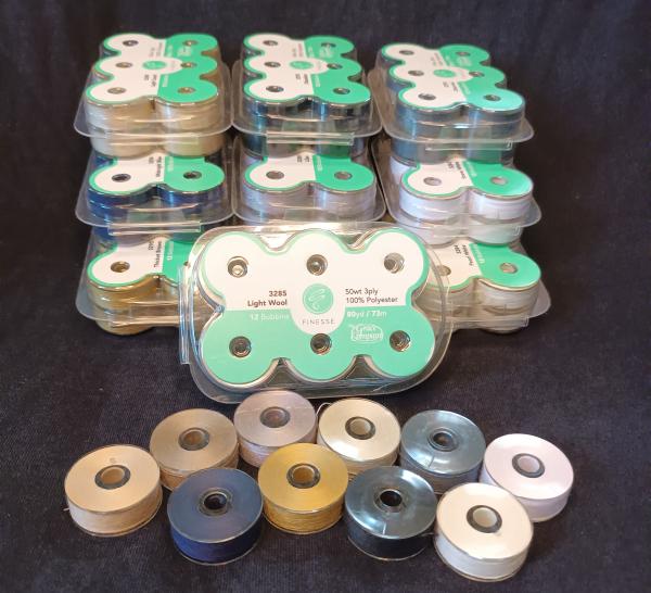 Prewounded Bobbin (M-Class) Pack of 12