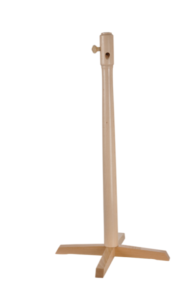 Fußkreuz mit Säule mit Austauschring 21 cm